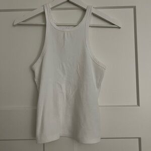 Nordstrom BP White Racerback Tank Top Size S